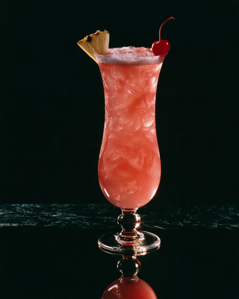 Singapore Sling Fling, cocktail concept image for recipe review