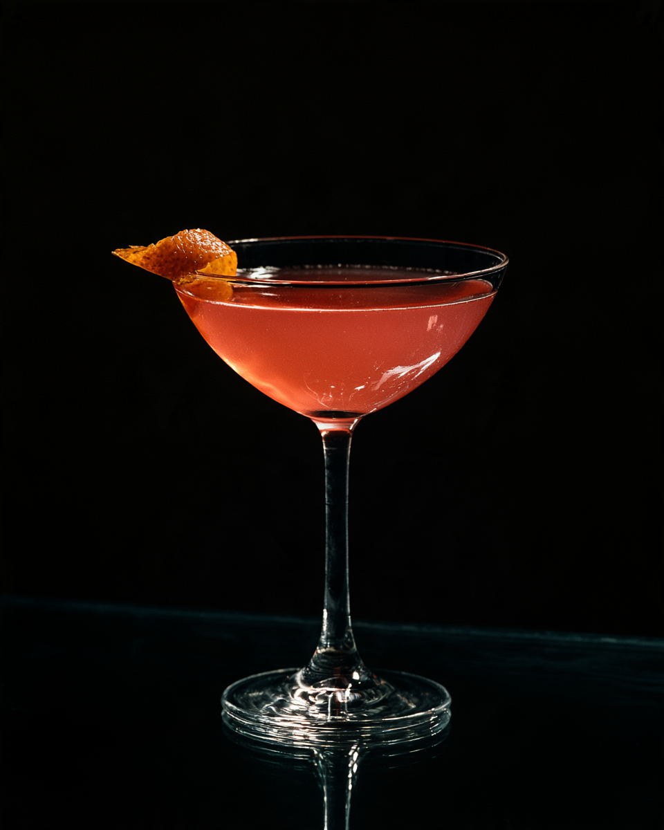 Cosmopolitan State of Mind, cocktail concept image for recipe review