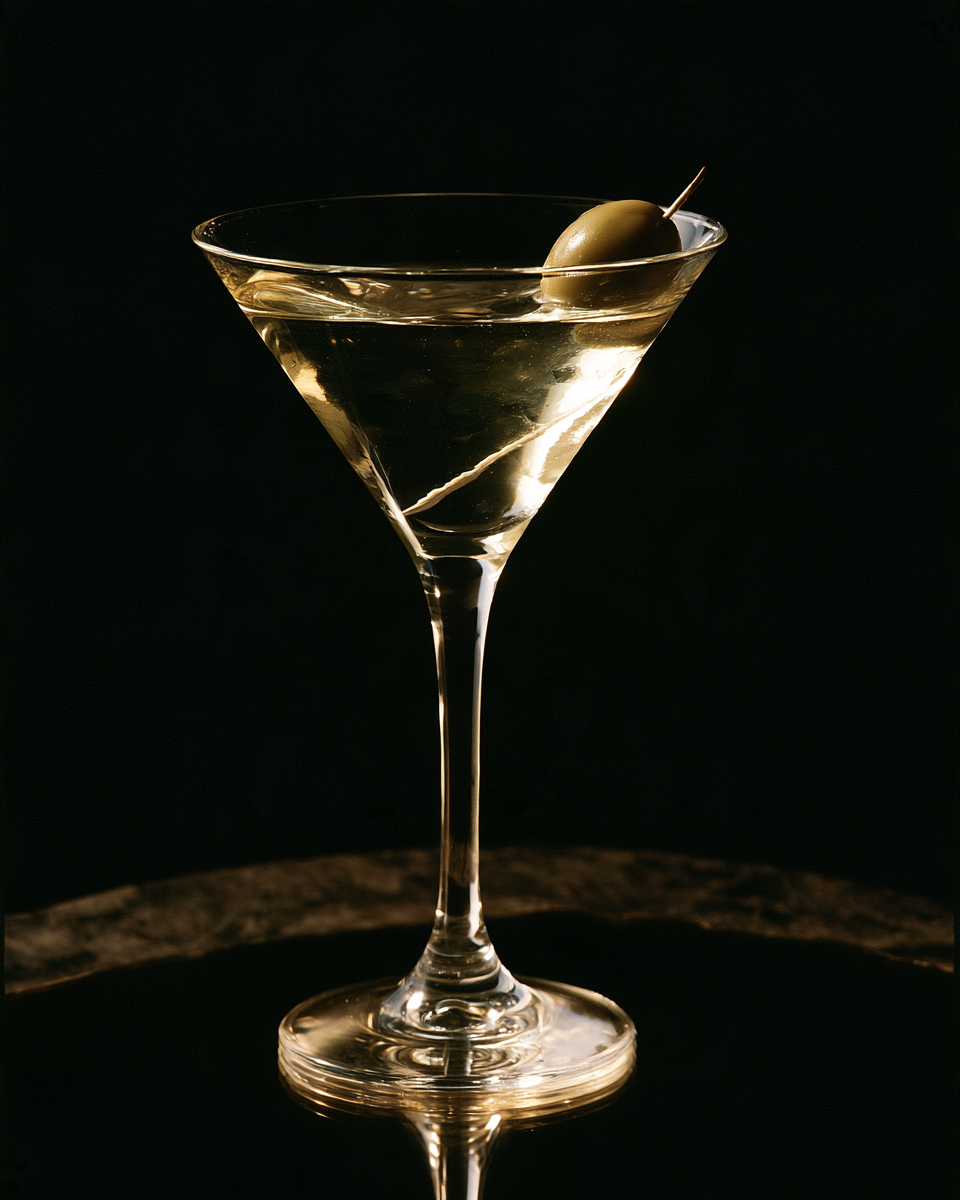 Botanical Martini, cocktail concept image for recipe review