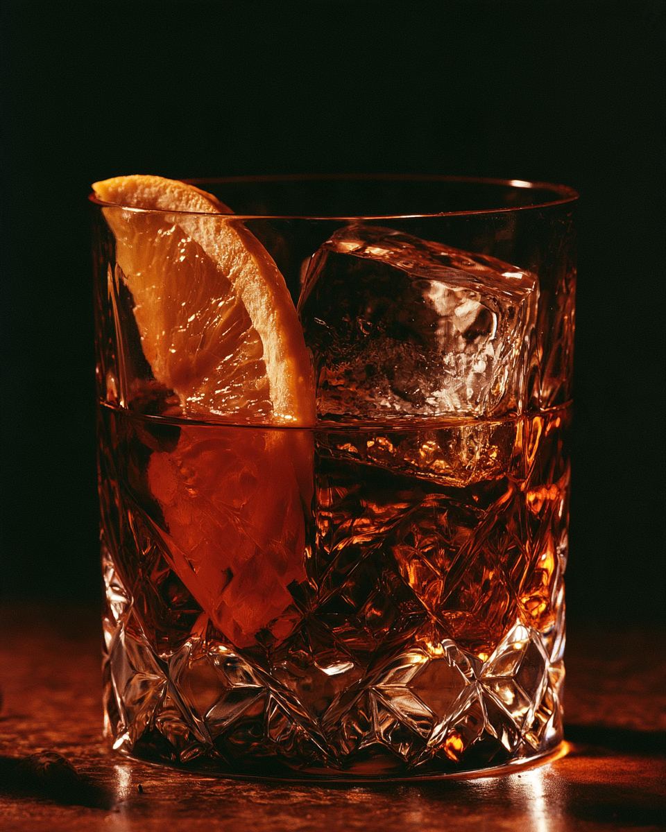 The Nutty Godfather, cocktail concept image for recipe review