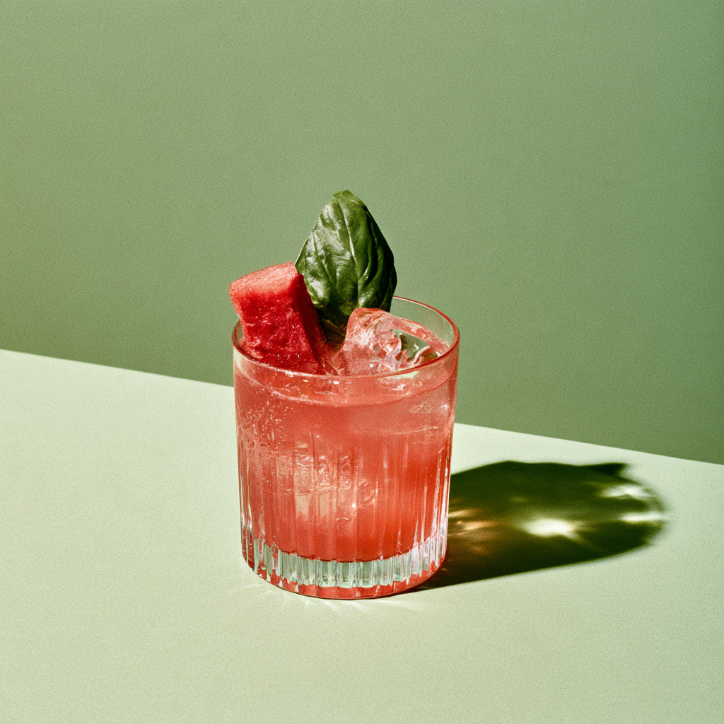 Watermelon and Basil Smash