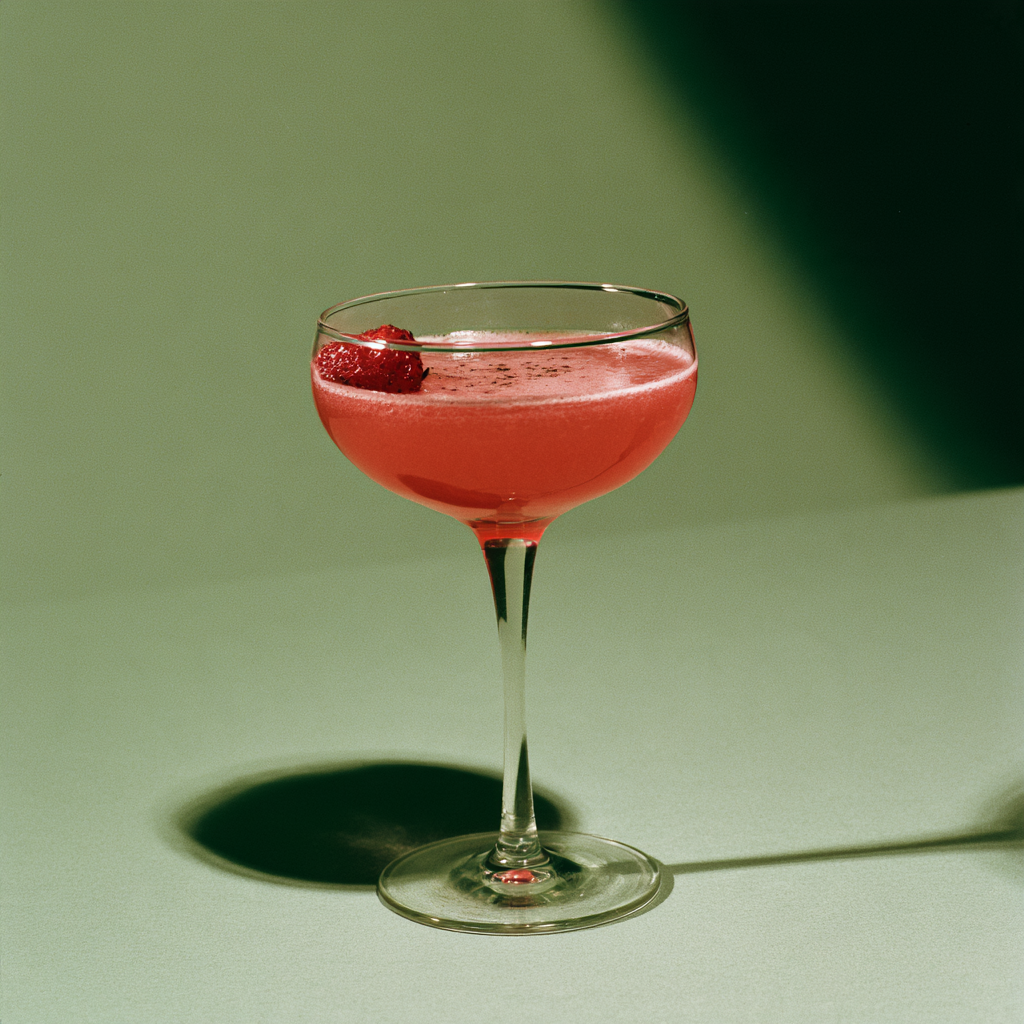 Strawberry and Black Pepper Sour