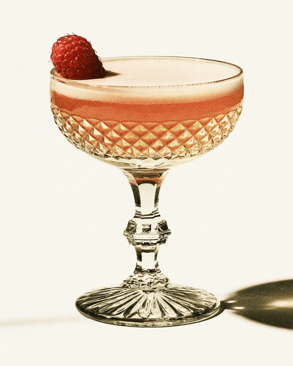 Velvet Clover, cocktail concept image for recipe review