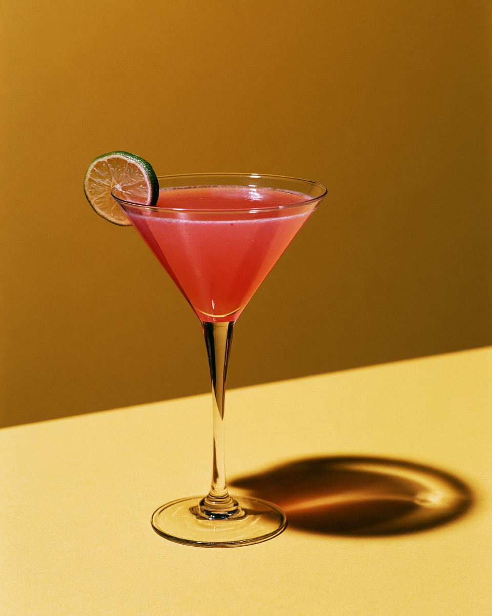 Pomegranate Sour, cocktail concept image for recipe review