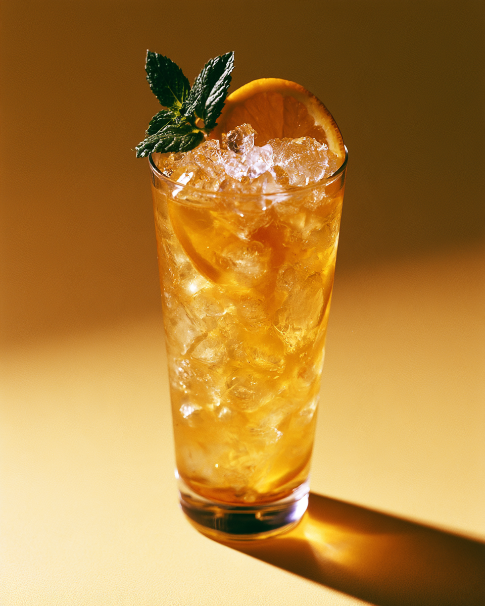 Spice Swizzle, cocktail concept image for recipe review