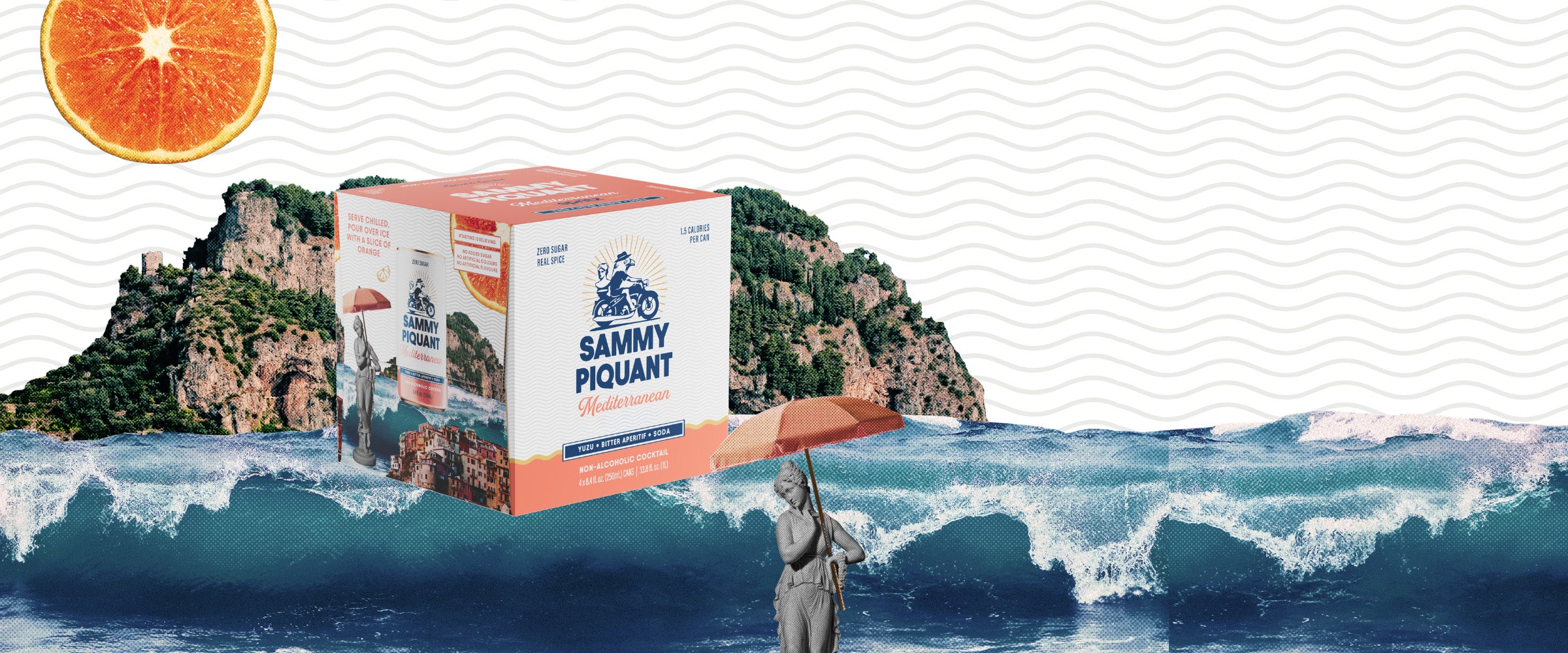 Mediterranean Sparkling Zero Sugar RTD Cans