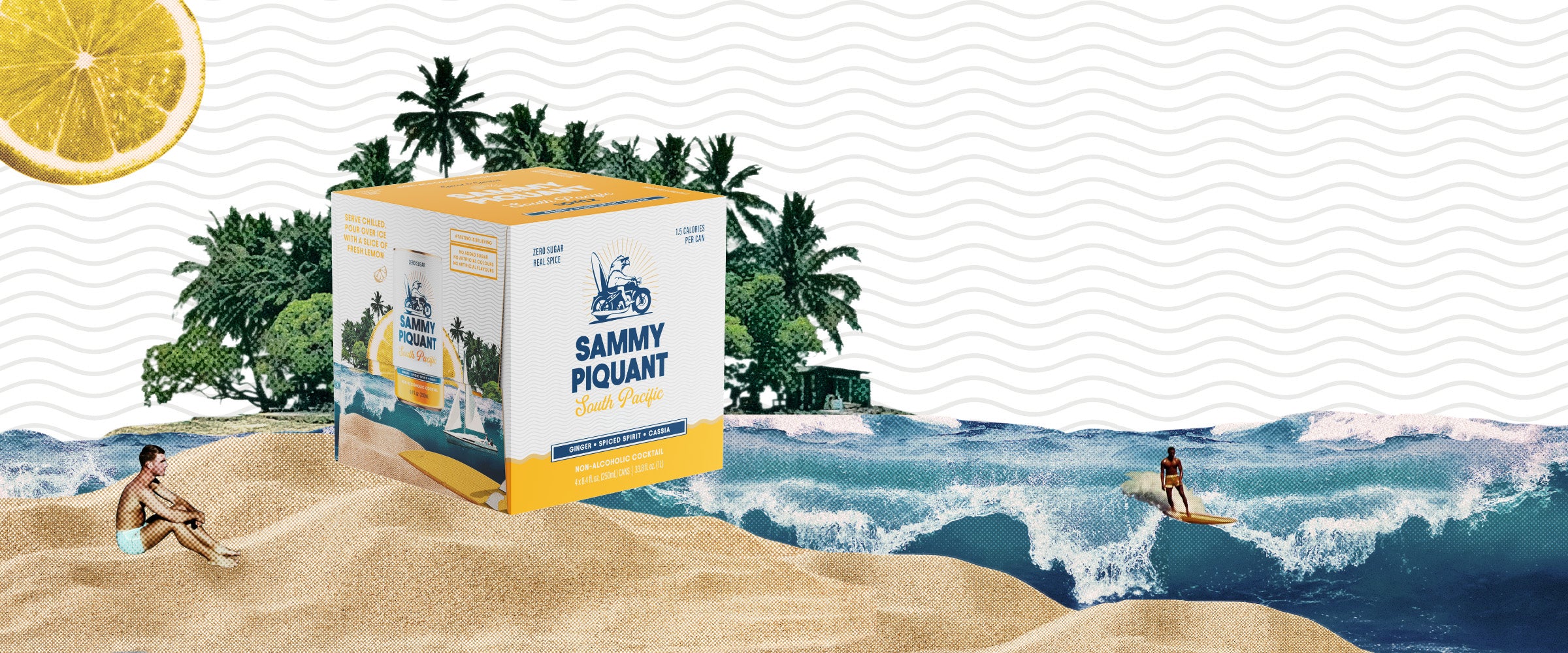 South Pacific Sparkling Zero Sugar RTD Cans
